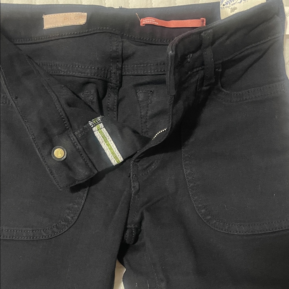 Anthropologie Black Denim Pants